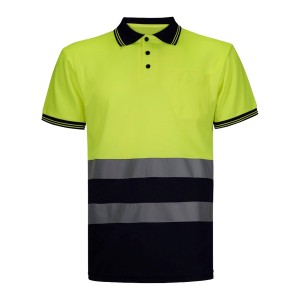 POLO M/M ALTA VISIB AZUL ESC/AMARELO WR.2.312